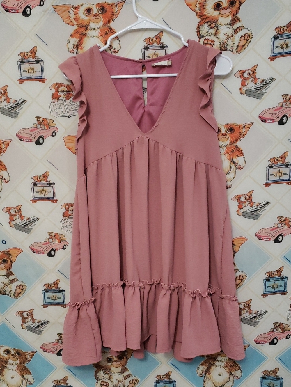 Altar'd State Mauve Ruffle Tiered Girls' Dress